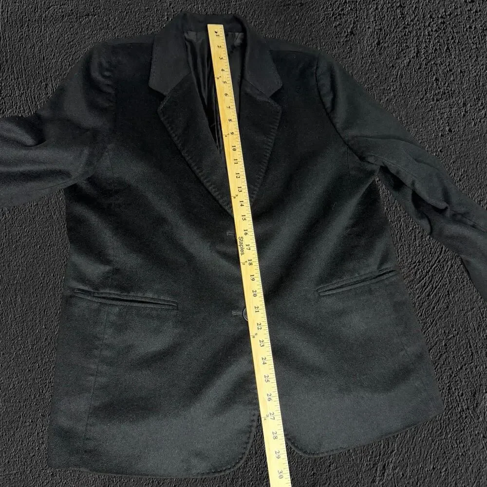 Vintage 100% Cashmere black Blazer Sport Coat